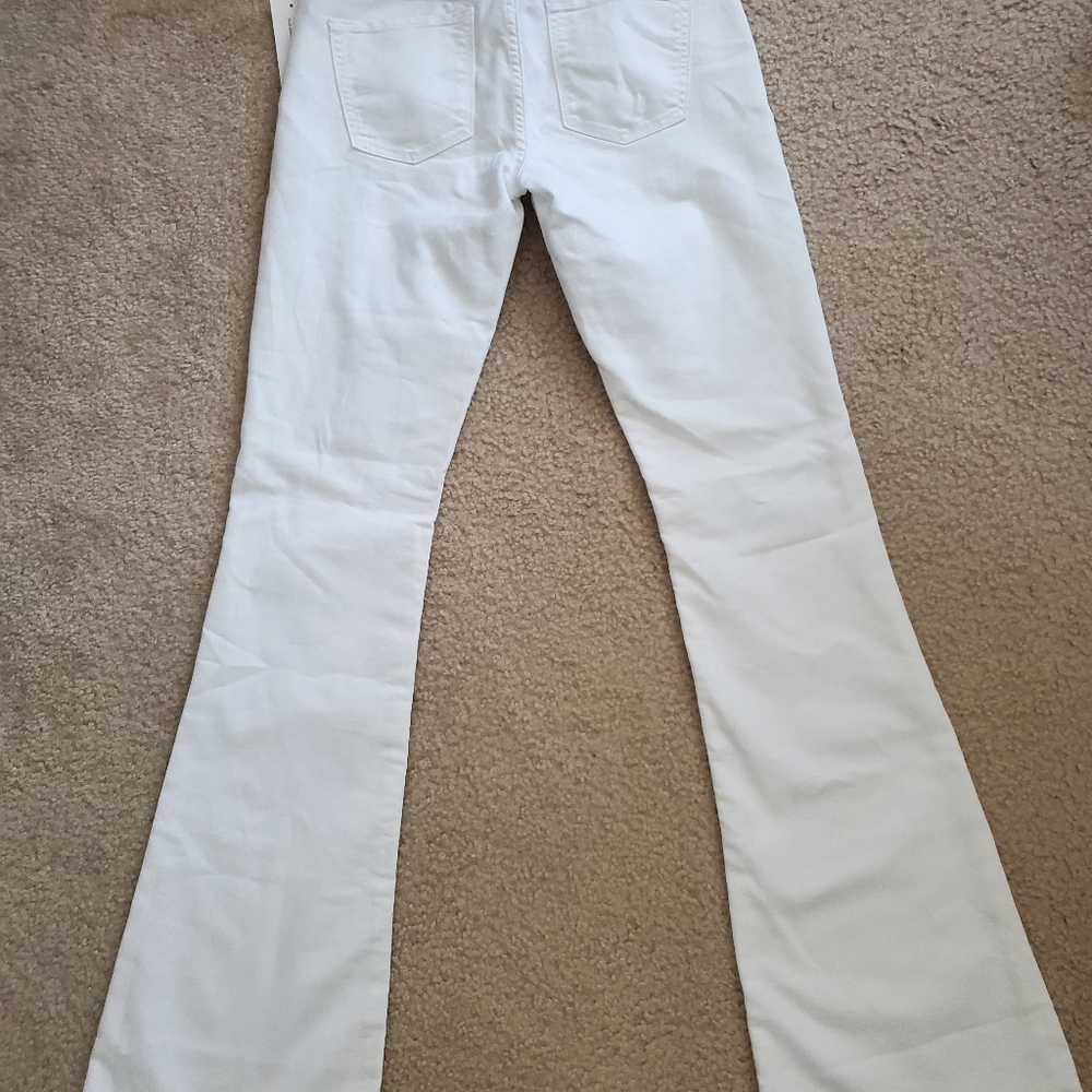 Banana Republic White Flare Jeans Womens 26 - Picture 6 of 6